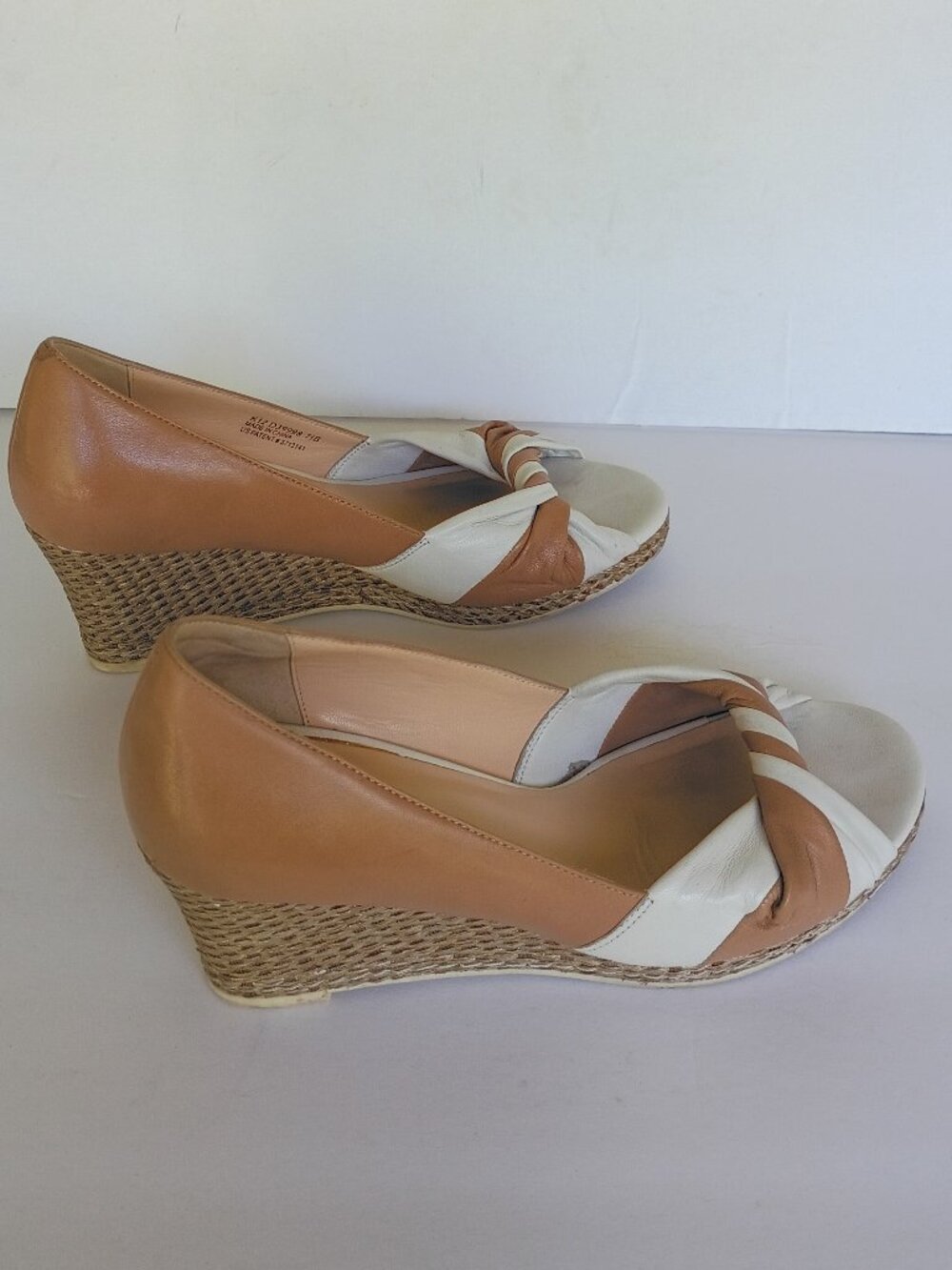COLE HAAN | Ava Open Toe Wedge Heel Sandals Size 7.5 B